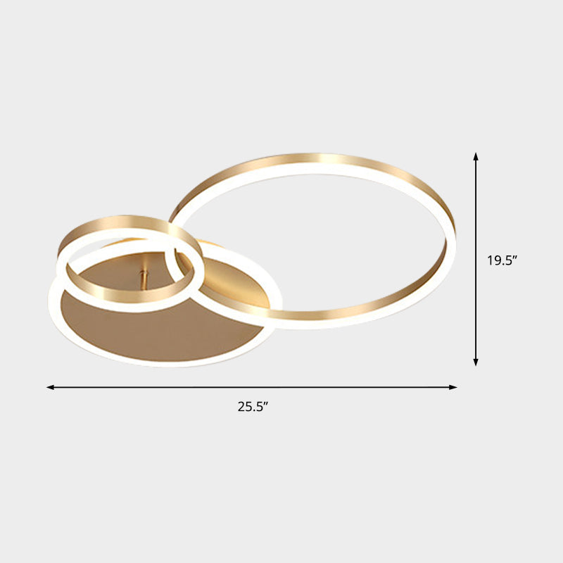 Orbit Rings Ceiling Light