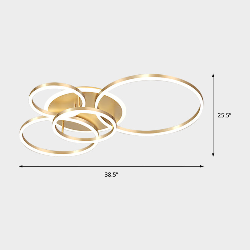 Orbit Rings Ceiling Light
