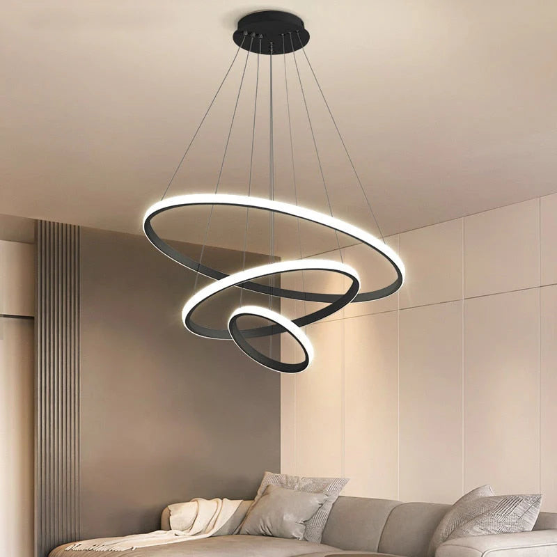 Rings Circle Chandelier