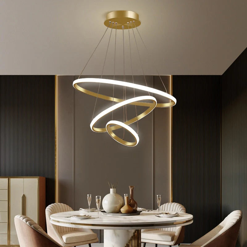 Rings Circle Chandelier