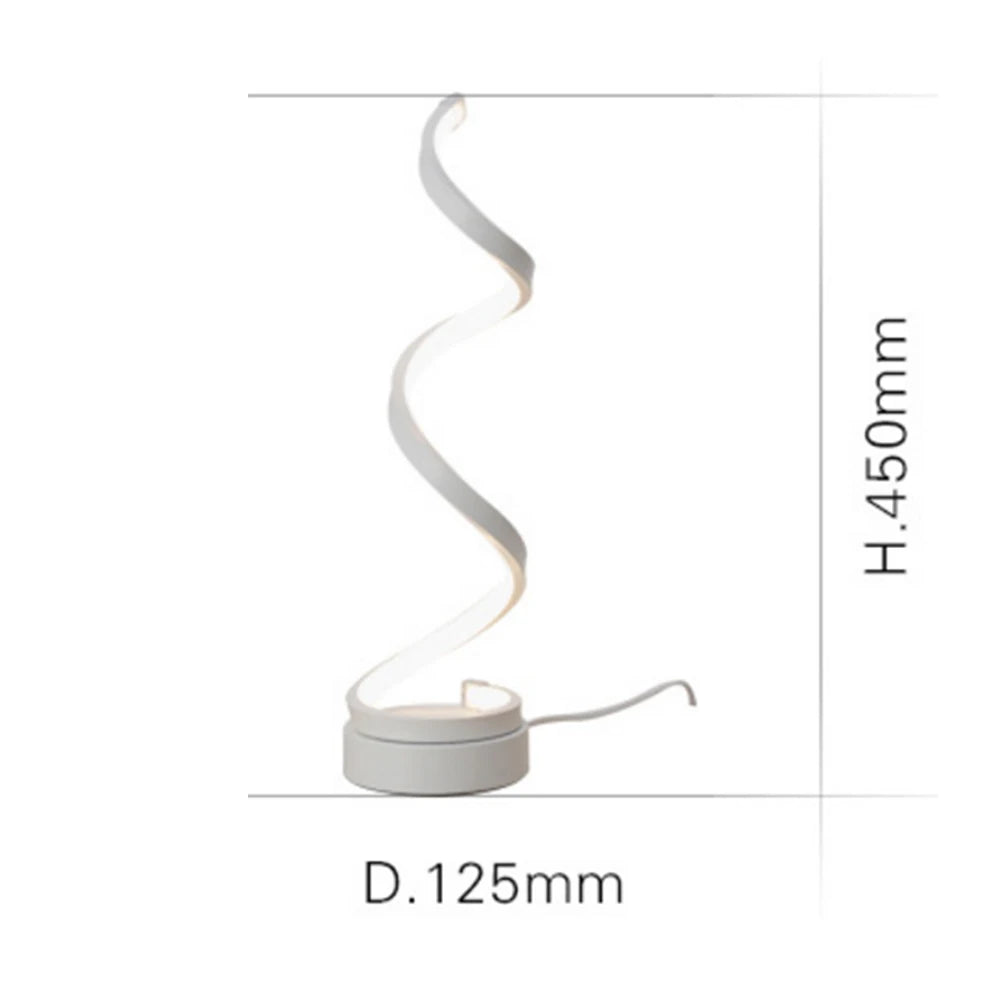 Sofia Spiral Table Lamp