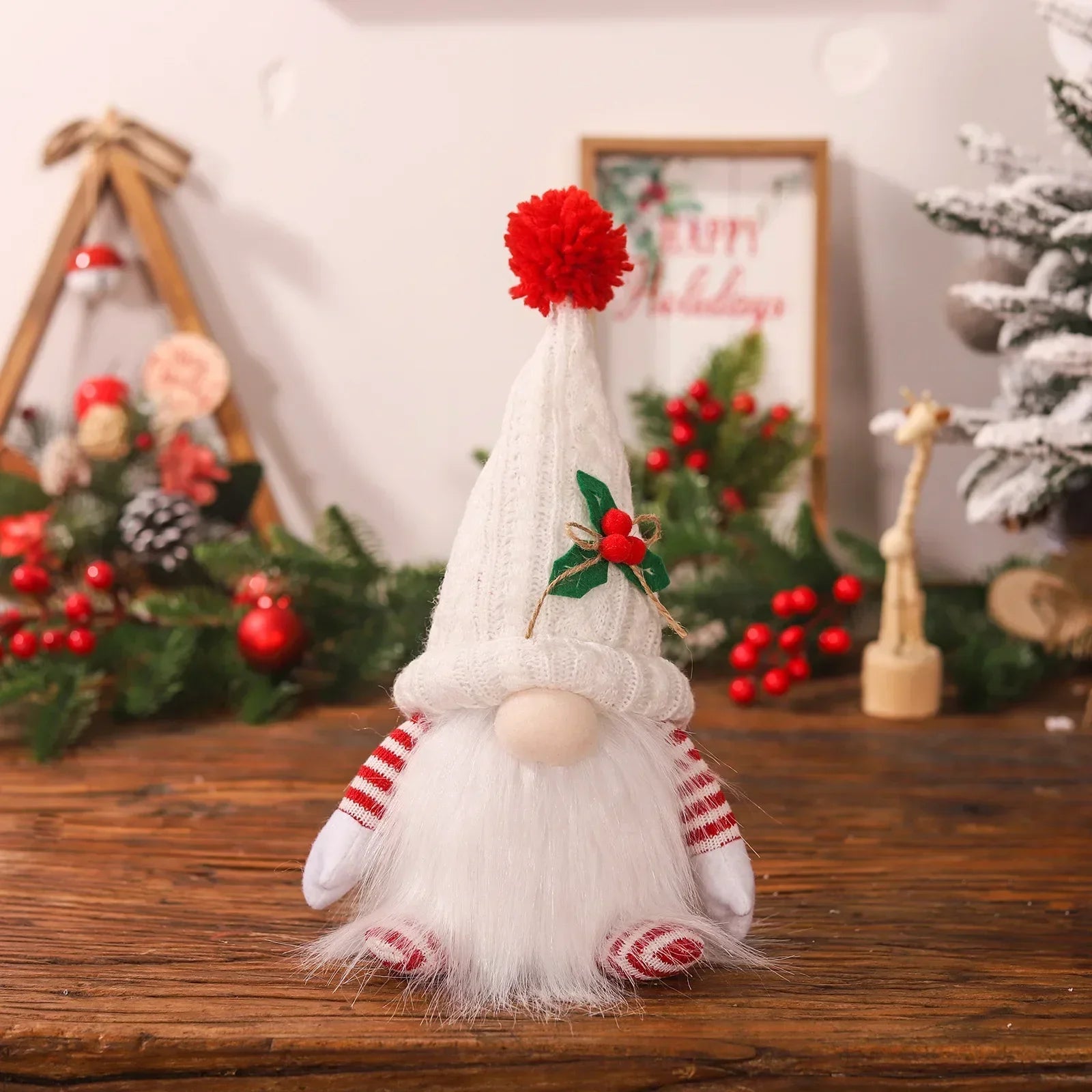 Glowing Christmas Gnome Doll