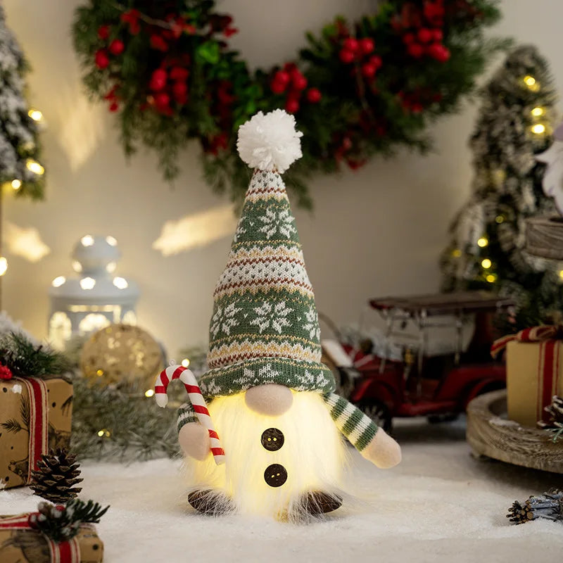 Glowing Christmas Gnome Doll