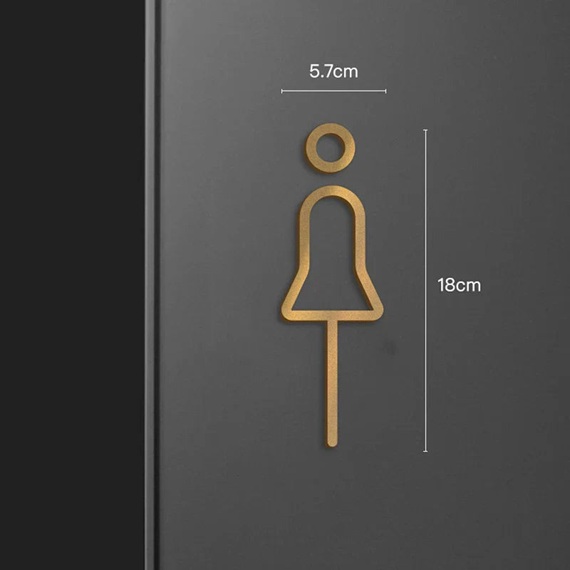 Vero Toilet Door Signs