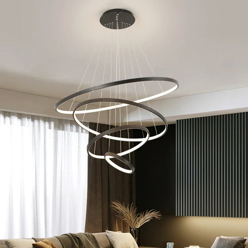 Rings Circle Chandelier