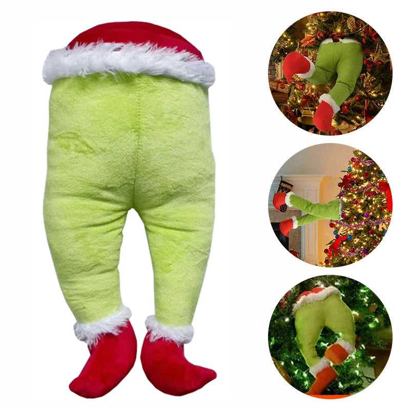 Grinch Legs Christmas Tree Decoration