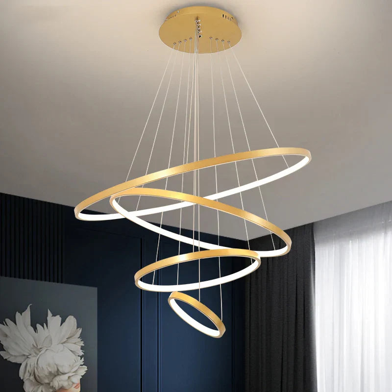 Rings Circle Chandelier