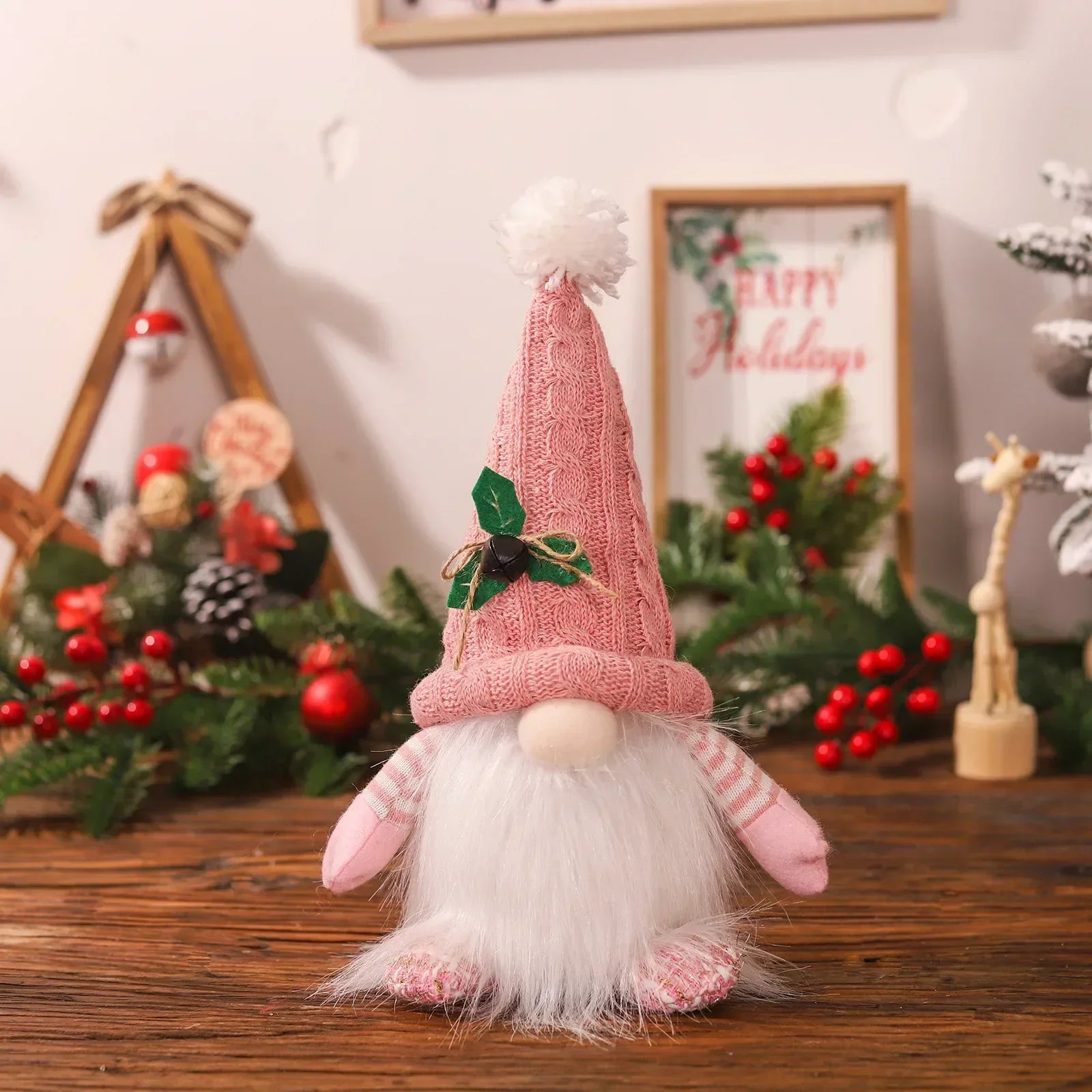 Glowing Christmas Gnome Doll