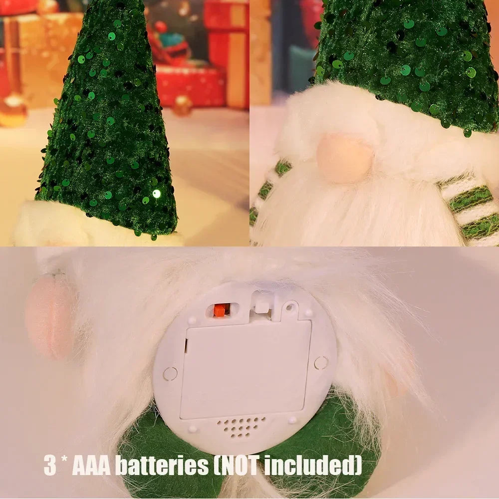 Glowing Christmas Gnome Doll