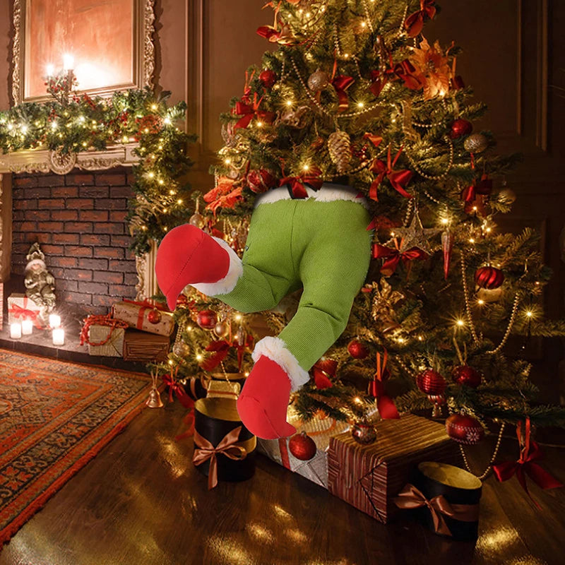 Grinch Legs Christmas Tree Decoration