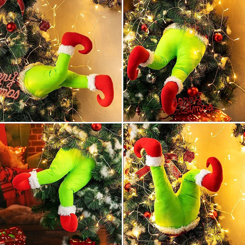 Grinch Legs Christmas Tree Decoration