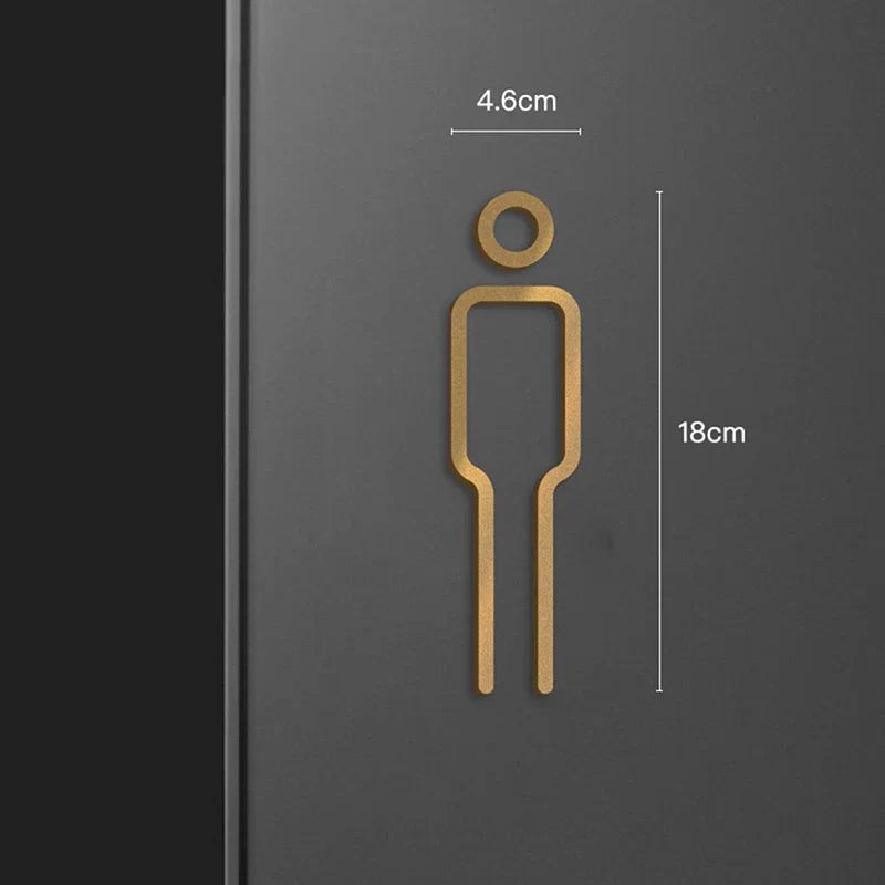 Vero Toilet Door Signs