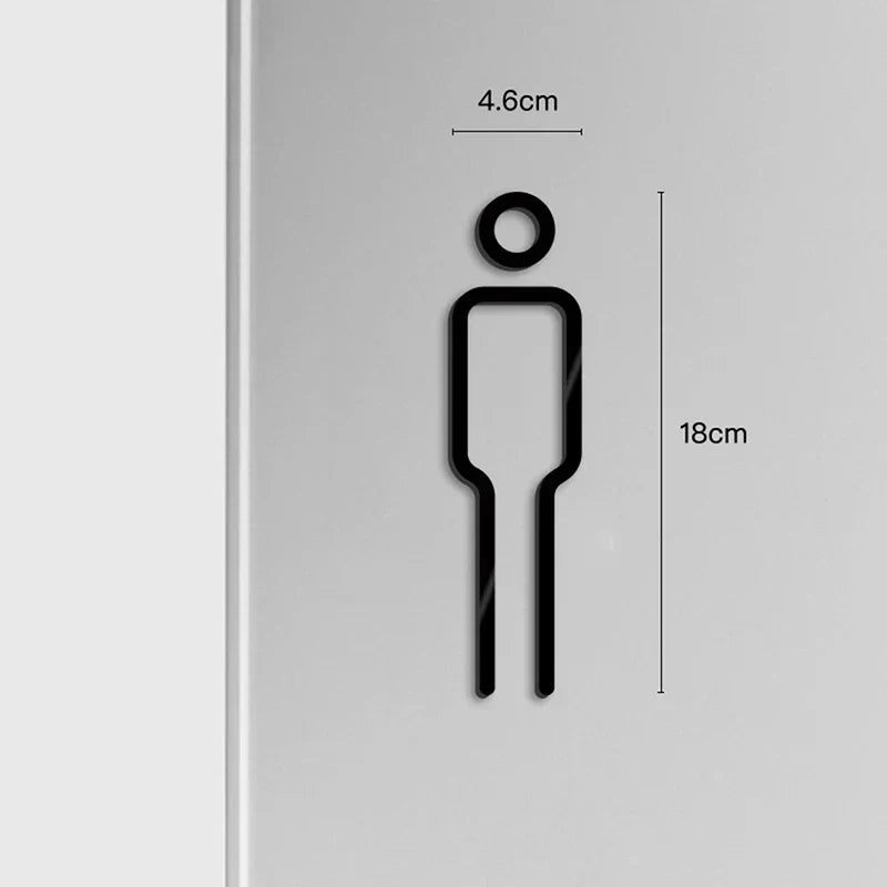 Vero Toilet Door Signs