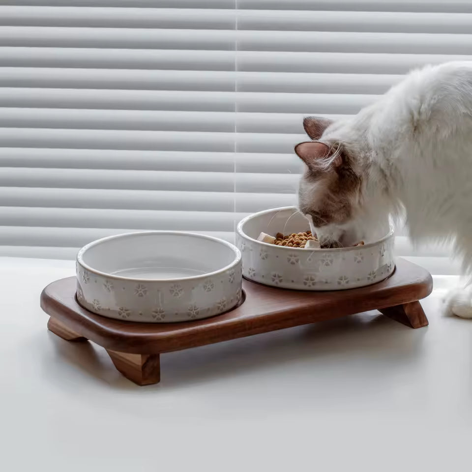Nordic Cat Bowls Set