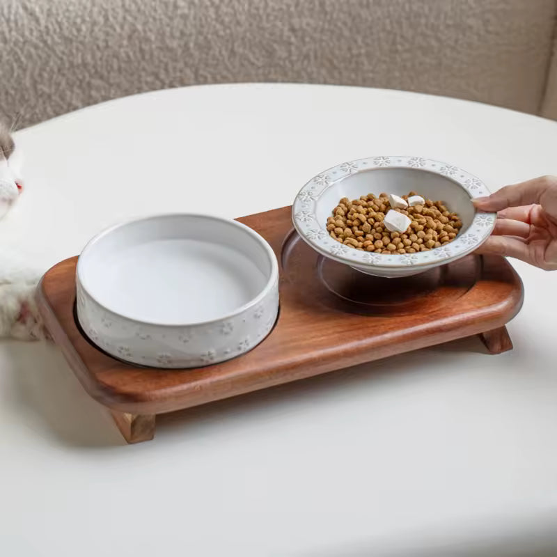 Nordic Cat Bowls Set