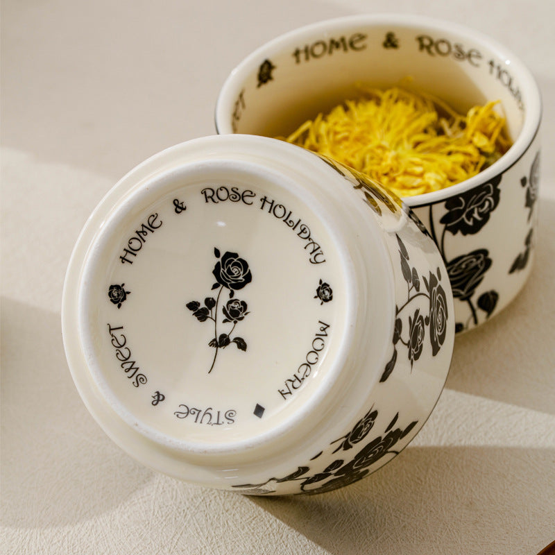 Roselle Vintage Ceramic Jar Set