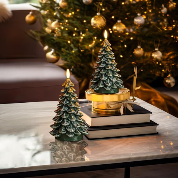 Flameless Christmas Tree Candles