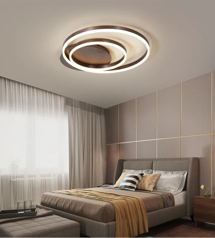 Dual-Ring Ceiling Light