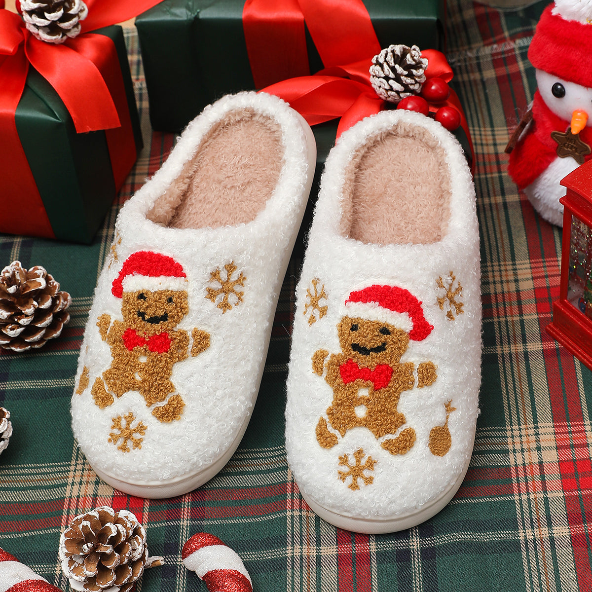 CozyStep Christmas Slippers